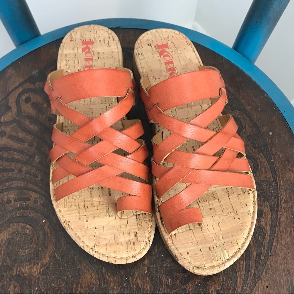 Womens Korks Slip On Summer Sandals NWT, Size 9M